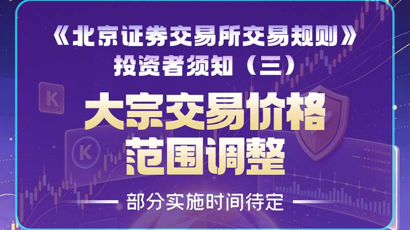 《北京证券交易所交易规则》投资者须知（三）